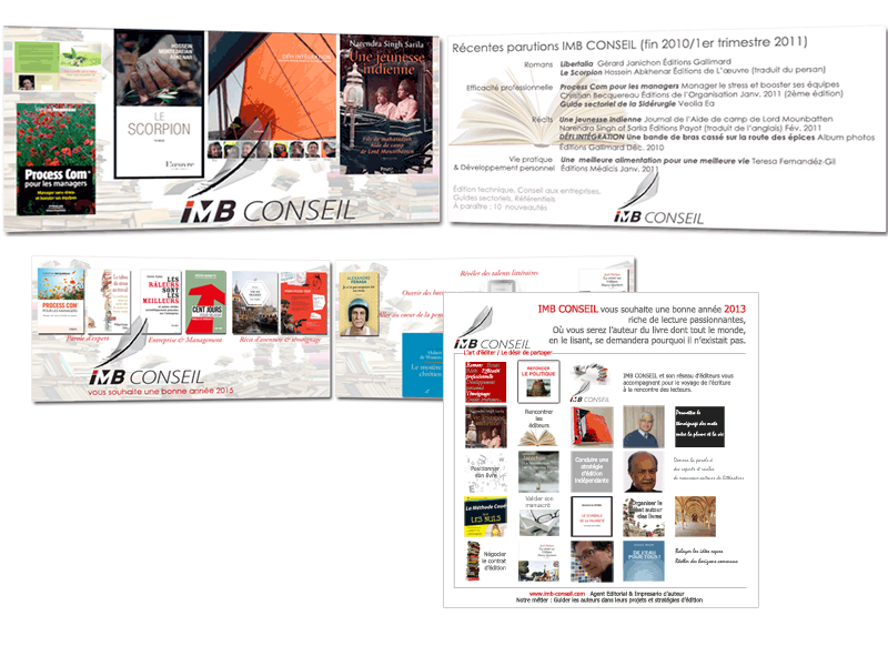 Cartes de voeux pour IMB Conseil